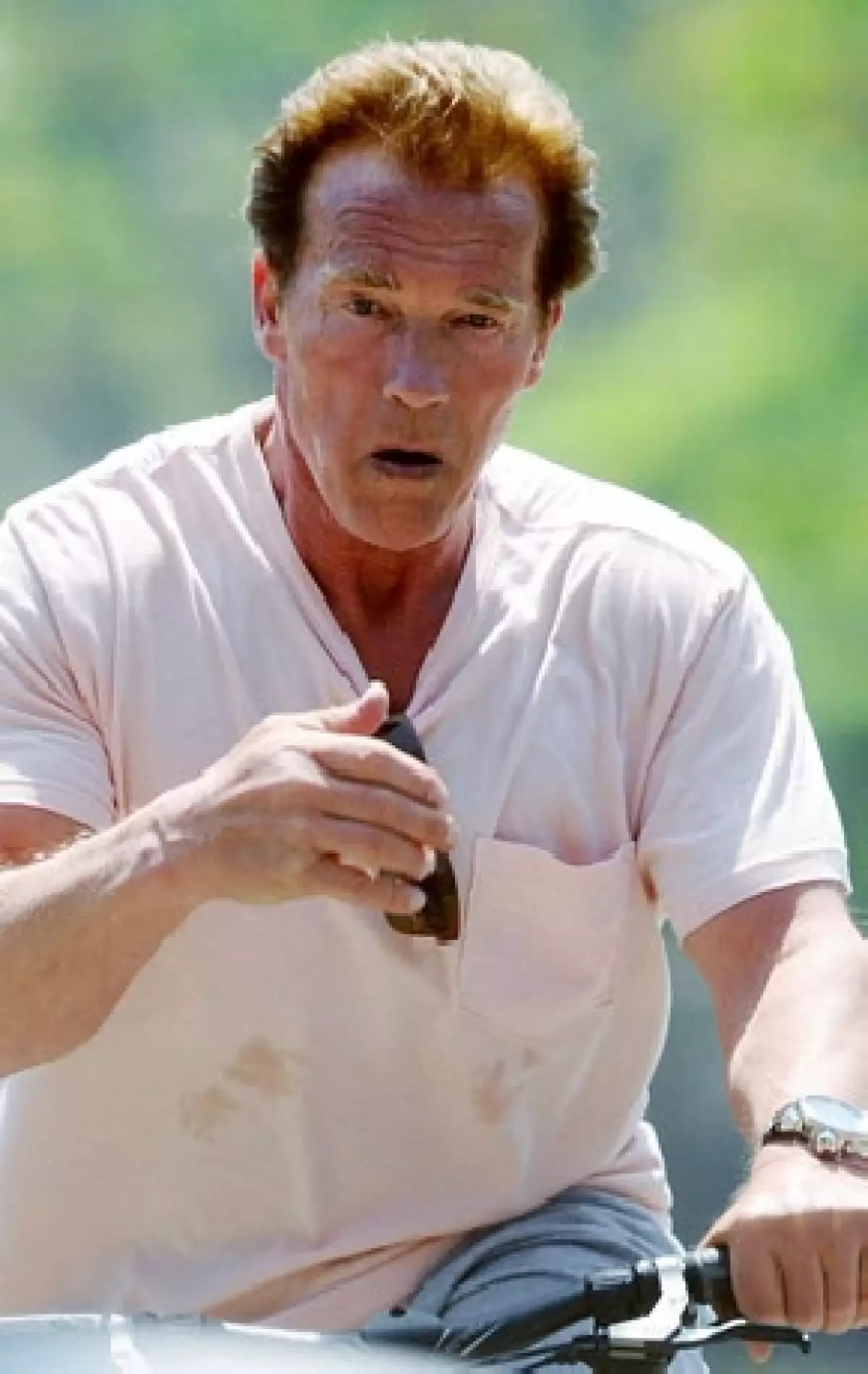 Arnold está arrepentido de su comportamiento.