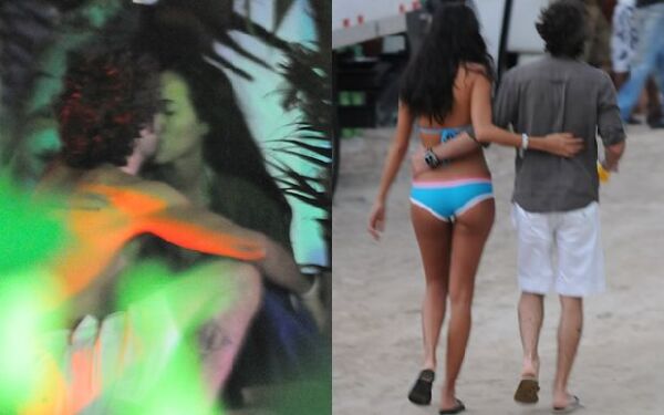 Josemaría Torre estuvo paseando con esta guapa chica por las calles de Playa del Carmen.