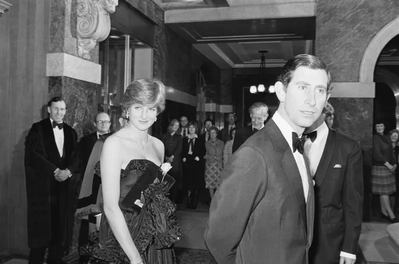 Princesa Diana y el príncipe Carlos