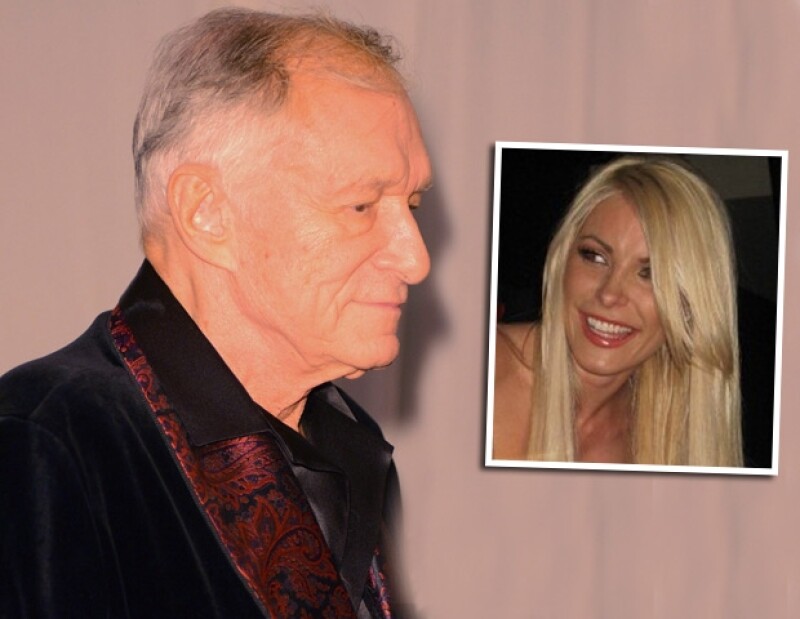 Hugh Hefner sólo dijo que le daba mucha pena los comentarios de Crystal Harris.