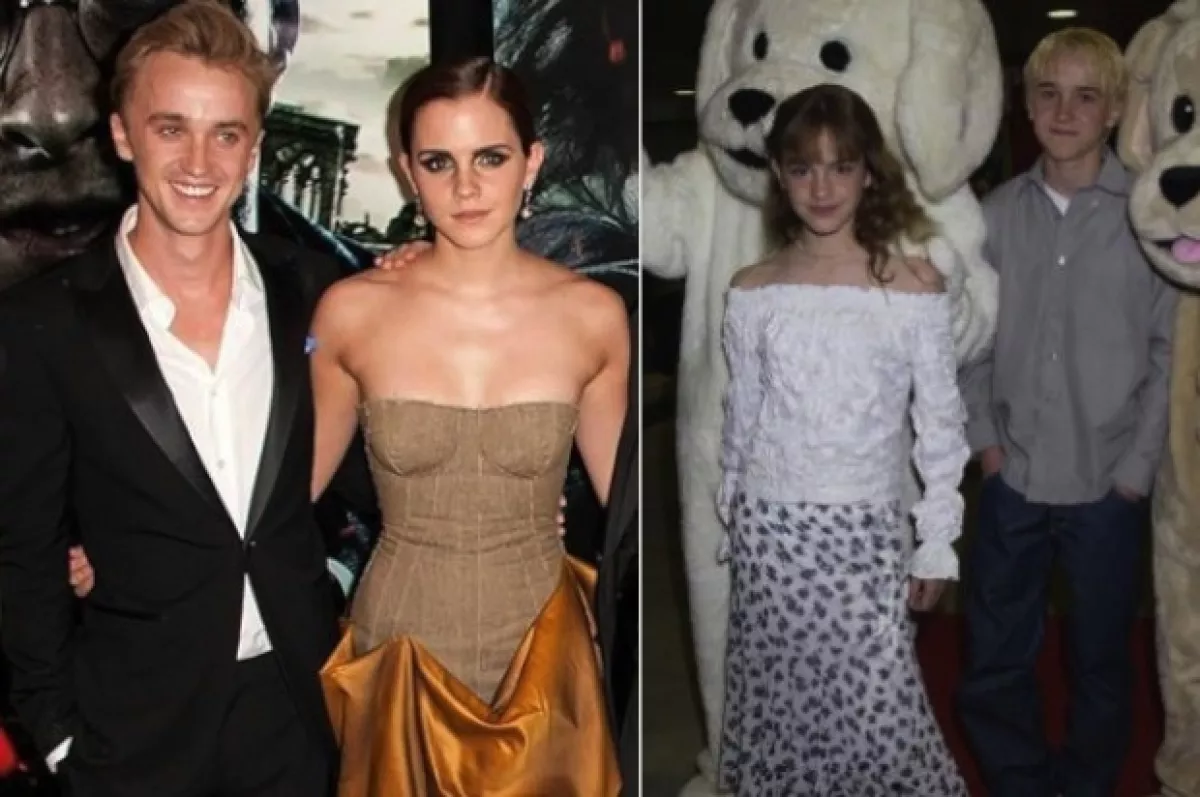 Emma Watson estuvo enamorada de Tom Felton de los 10 a los 12 años.