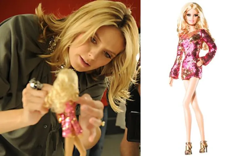 La top model alemana trabajó cada detalle con la firma Mattel para diseñar su propia muñeca.