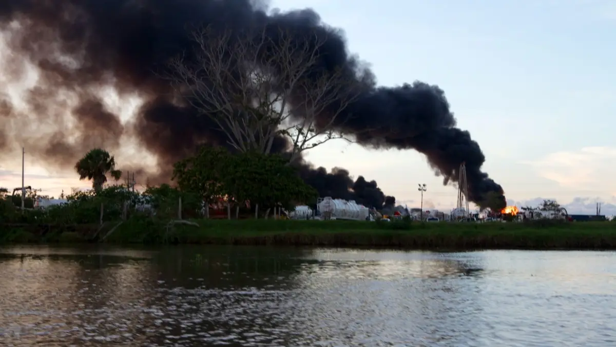 Explosion de gas
