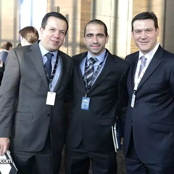 Paul Smith, Emilio Trabulse y Arturo Pérez