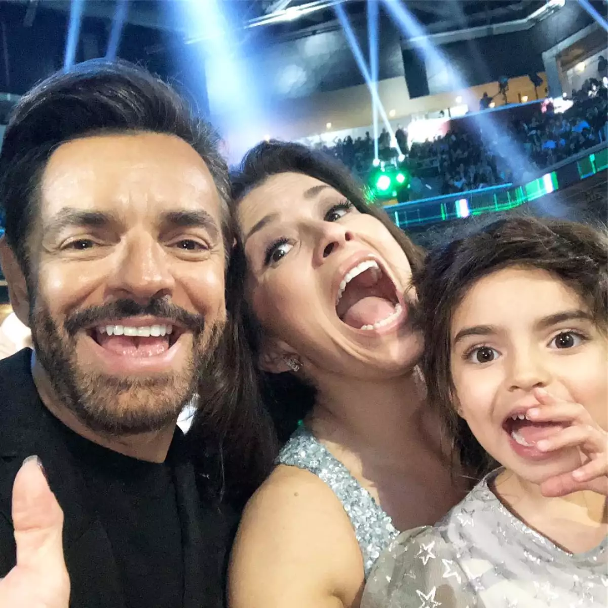Eugenio Derbez, Alessandra Rosaldo y Aitana