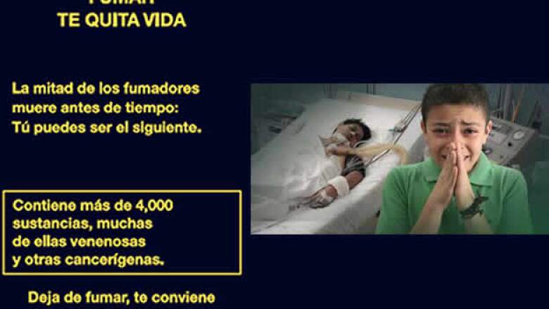 La incorporación de los pictogramas y leyendas de advertencia entrará en vigencia a partir de este 24 de septiembre.