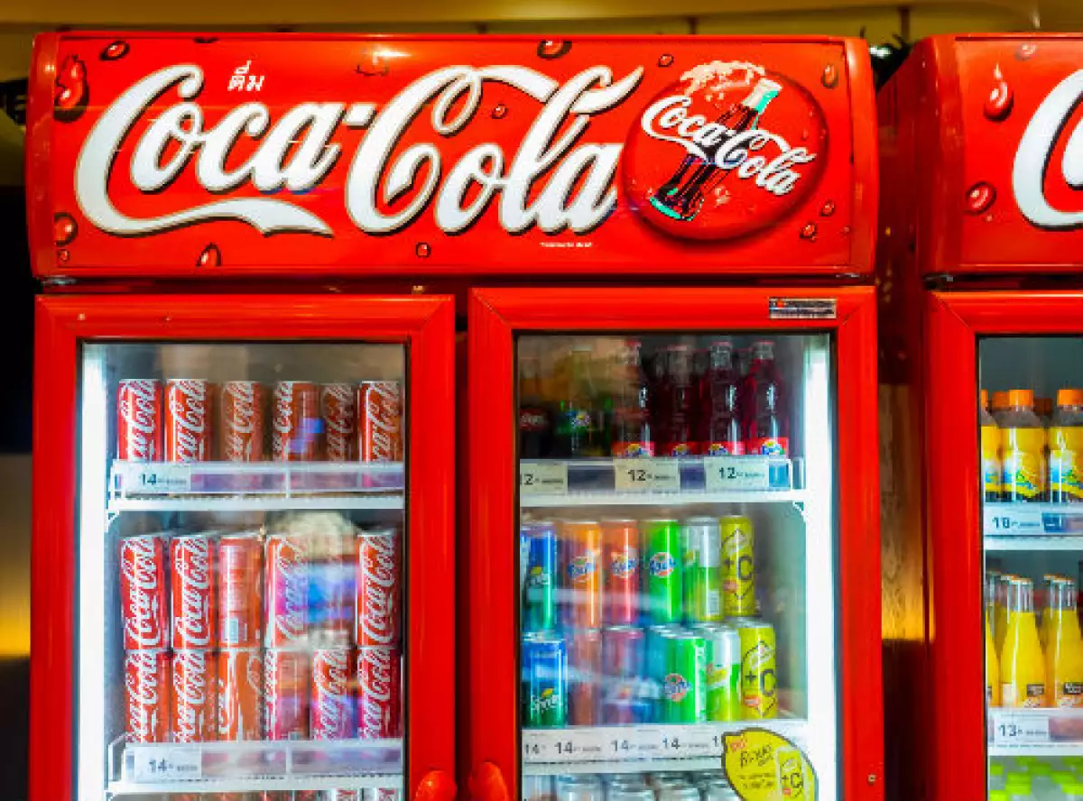 refrigerador de Coca-Cola