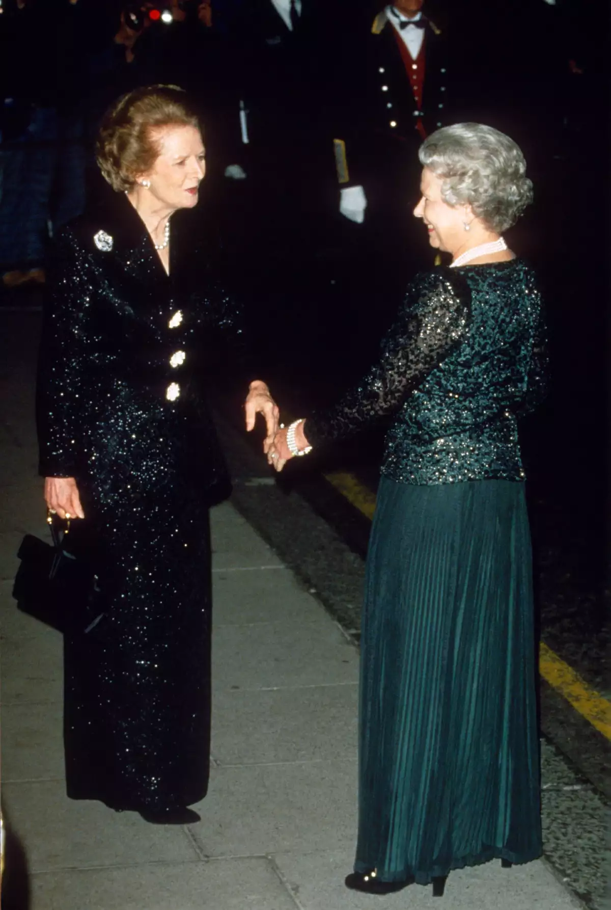 MARGARET THATCHER 70TH BIRTHDAY PARTY AT CLARIDGES LONDON, BRITAIN - 1995