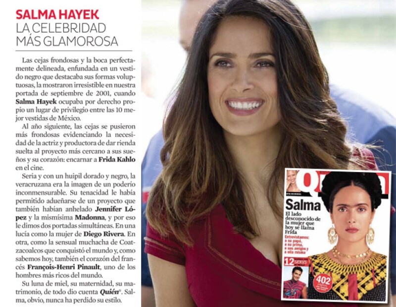 Para Salma Hayek Hollywood fue su primer paso.