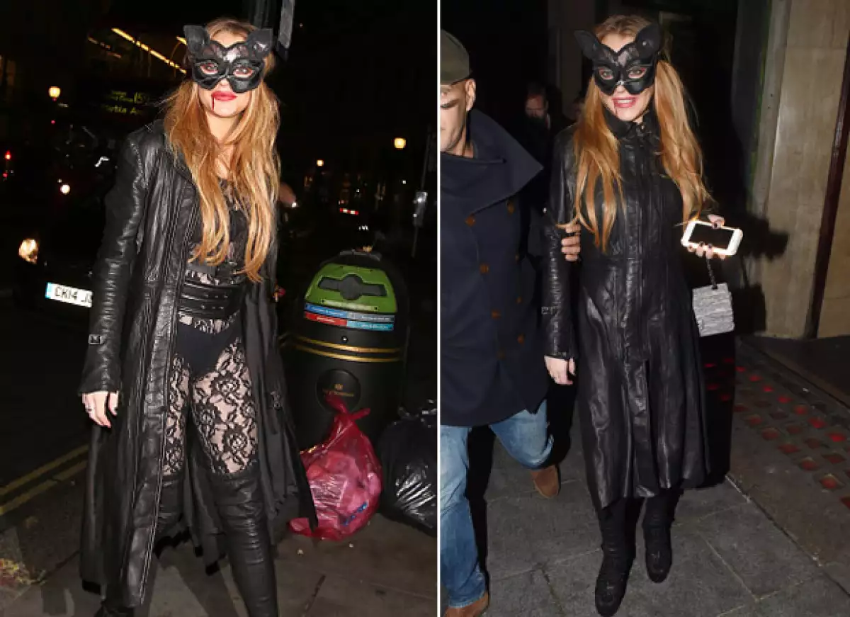 ¿Recuerdas el epic fail de Cady para Halloween en ‘Mean Girls’? Pues sin duda Lilo ha aprendido de "sus errores" al mostrarse con un disfraz de piel y encaje súper sexy.