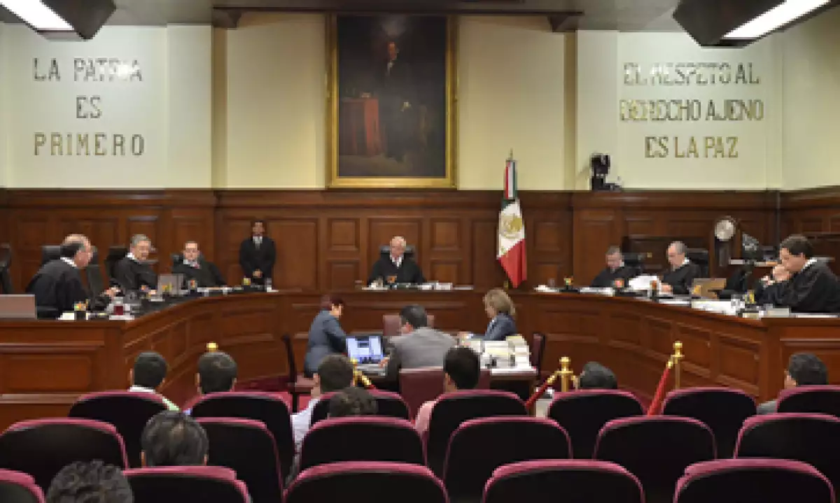 El proyecto de resolución fue aprobado por mayoría en el Pleno de la Suprema Corte. (Foto: Notimex)