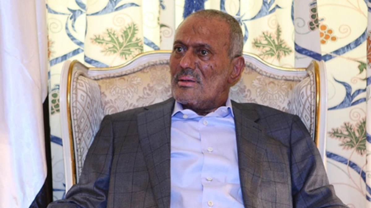 presidente de yemen quemado