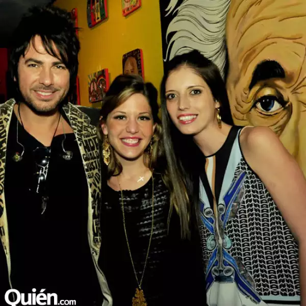 Beto Cuevas, Celina Ramos de Sáenz y Sofy Gutiérrez