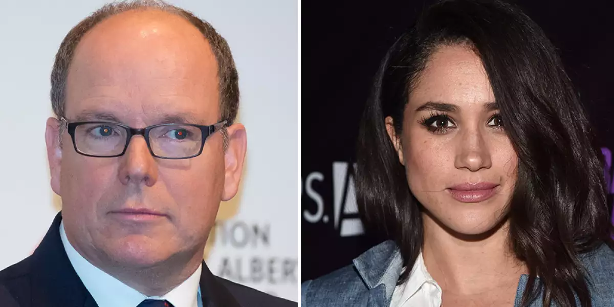 Príncipe Alberto y Meghan Markle
