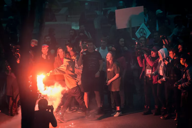Manifestaciones en Quebec
