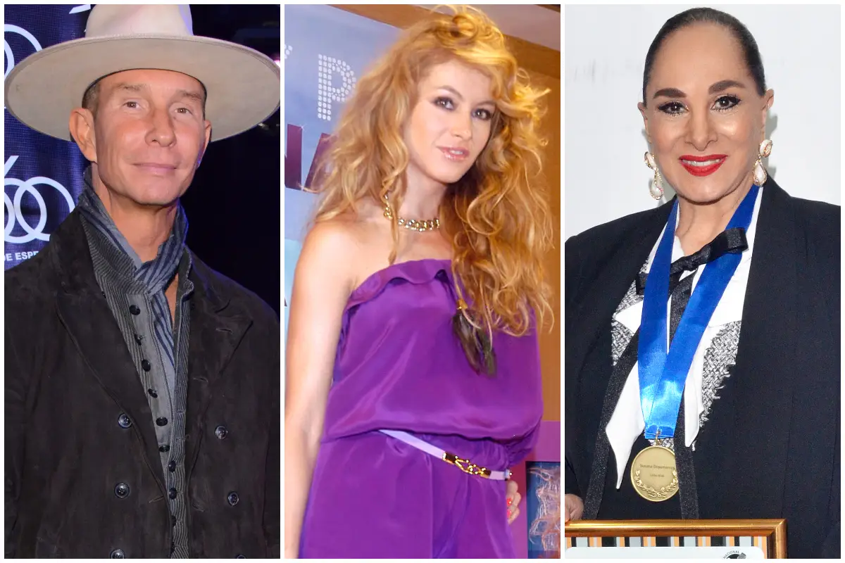 Erik Rubín, Paulina Rubio y Susana Dosamantes