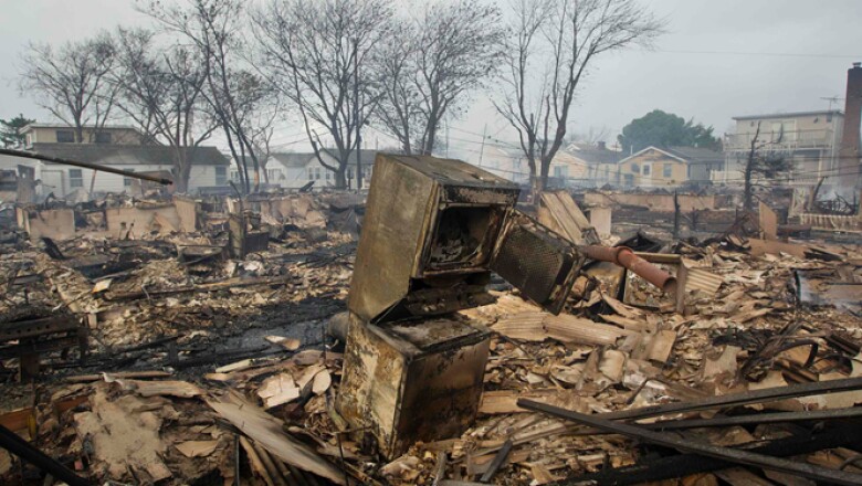 Sandy podría superar los 4,500 millones de dólares en pérdidas aseguradas que dejó el huracán Irene tras azotar el noreste del país en agosto del 2011, según la firma RMS.