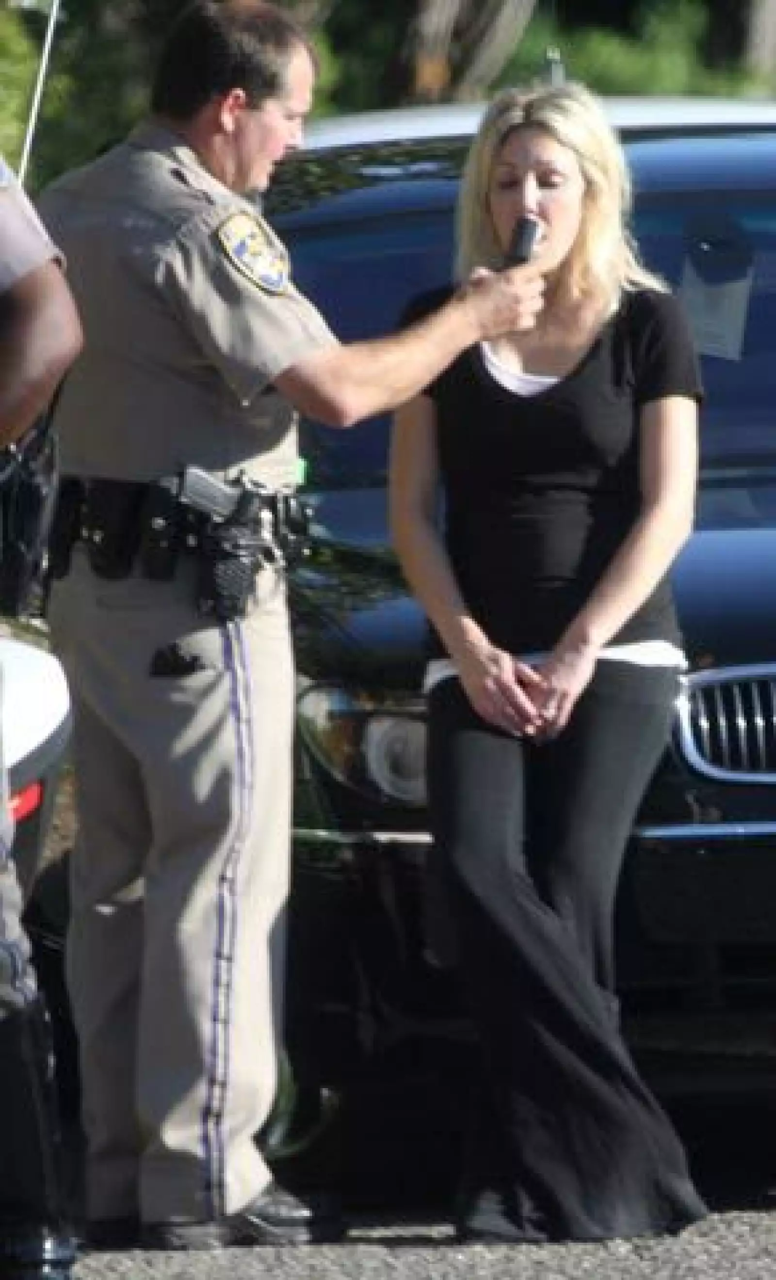 Después vino una especie de alcoholímetro, aunque tal vez más sofisticado que el que se usa en México.