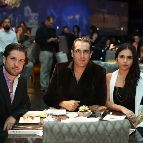 Diego Buenfil, Rodrigo de Luna y Laura Rosado