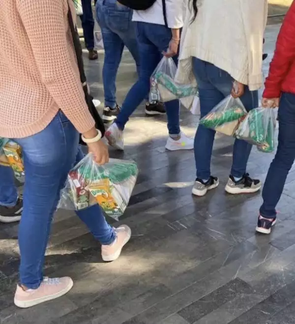 ¿Acarreados en la inauguración del AIFA?