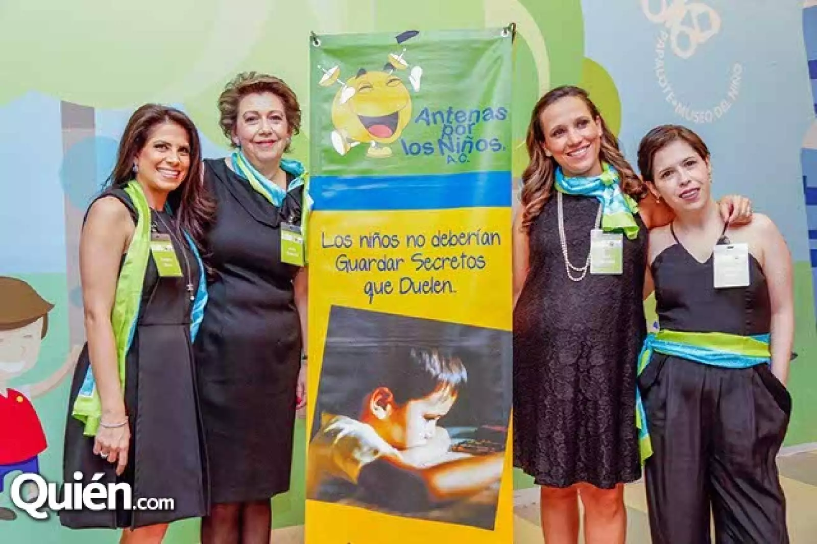Fredelle Bissu,Julia Borbolla,Ana Villafañe y Julia Niño de Rivera.
