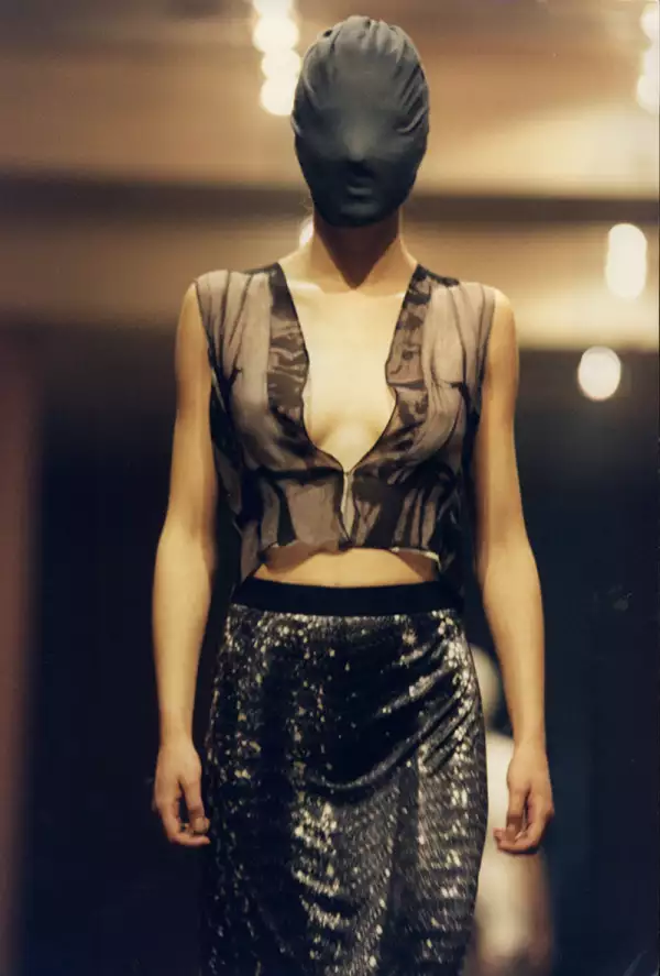 Martin Margiela Fashion Show In Paris.