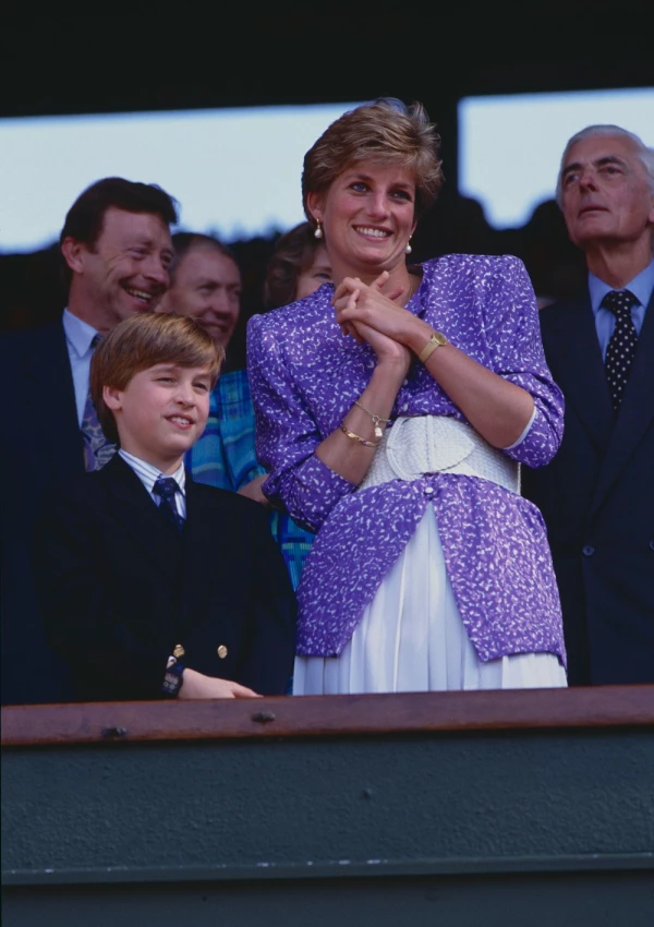 Príncipe William y la princesa Diana