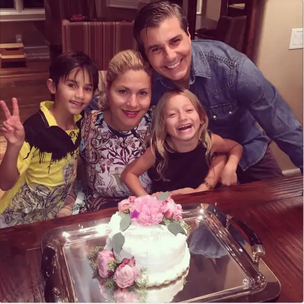 Festejando por adelantado los 40 años de Liliana, su cumple es el 15 de agosto.