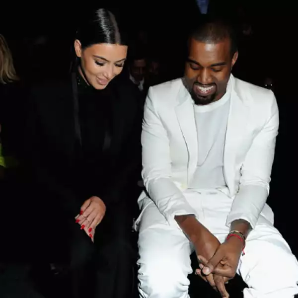 Kim Kardashian y Kanye West.
