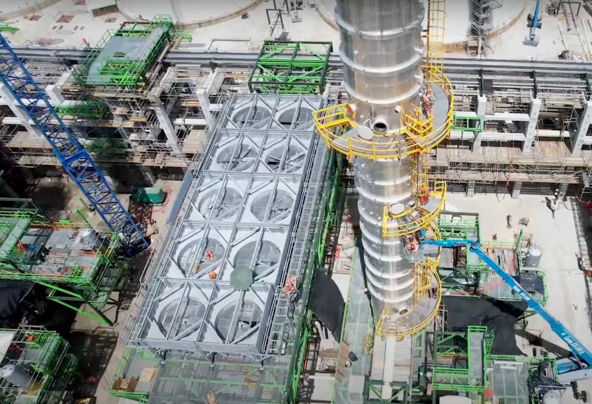 Construcción de la Refinería Dos Bocas