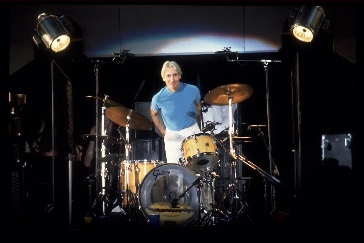 Charlie Watts On Stage