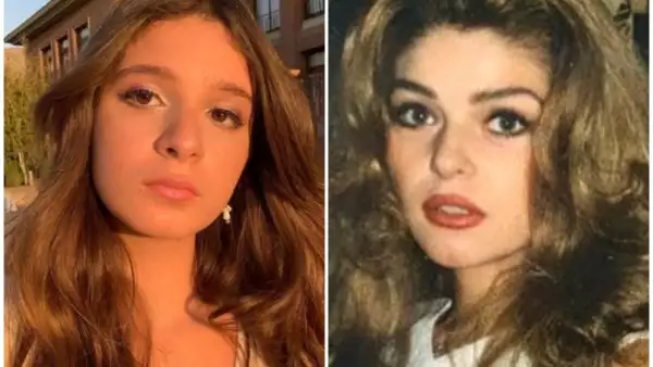 Itatí Cantoral y su hija 