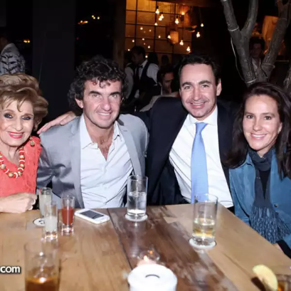 Lily y Freddy Helfon,José Antonio y Laura Díaz Bonet