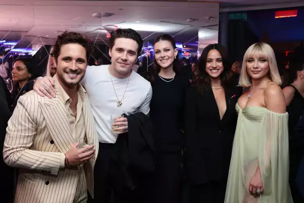 Diego Boneta, Brooklyn Peltz Beckham, Nicola Peltz Beckham, Adria Arjona y Florence Pugh