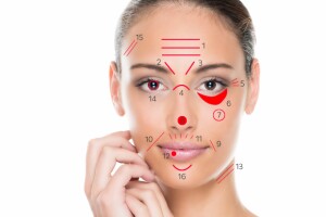 Sigue los números para saber qué significan las arrugas en tu rostro.