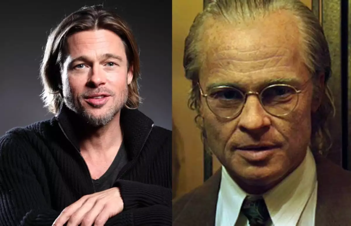 Brad Pitt se transformó en Benjamin.