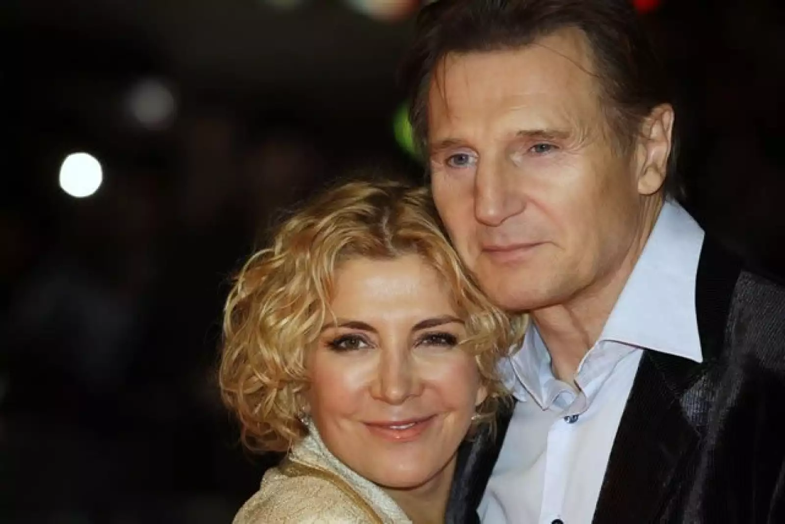 La química entre Natasha y Liam fue instantánea y siempre se apoyaron mutuamente. Aquí el año pasado durante la alfombra roja del Festival de Cine de Londres.
