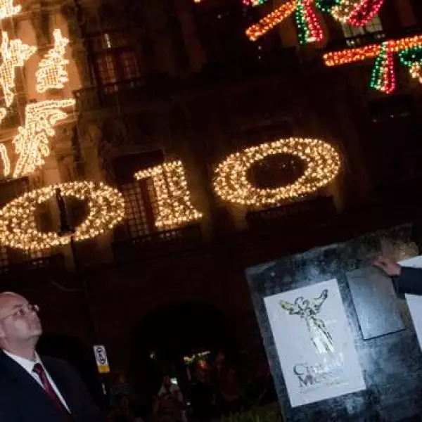 iluminación Zócalo