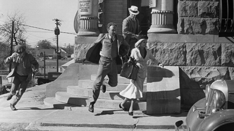 escena de la pelicula bonnie & clyde