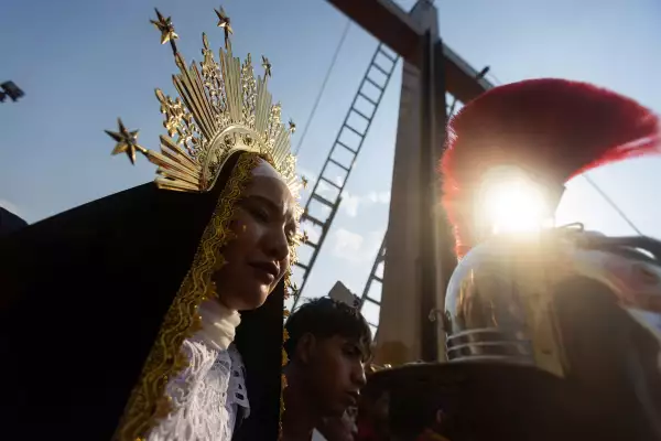 Holy Week in Iztapalapa borough in Mexico City