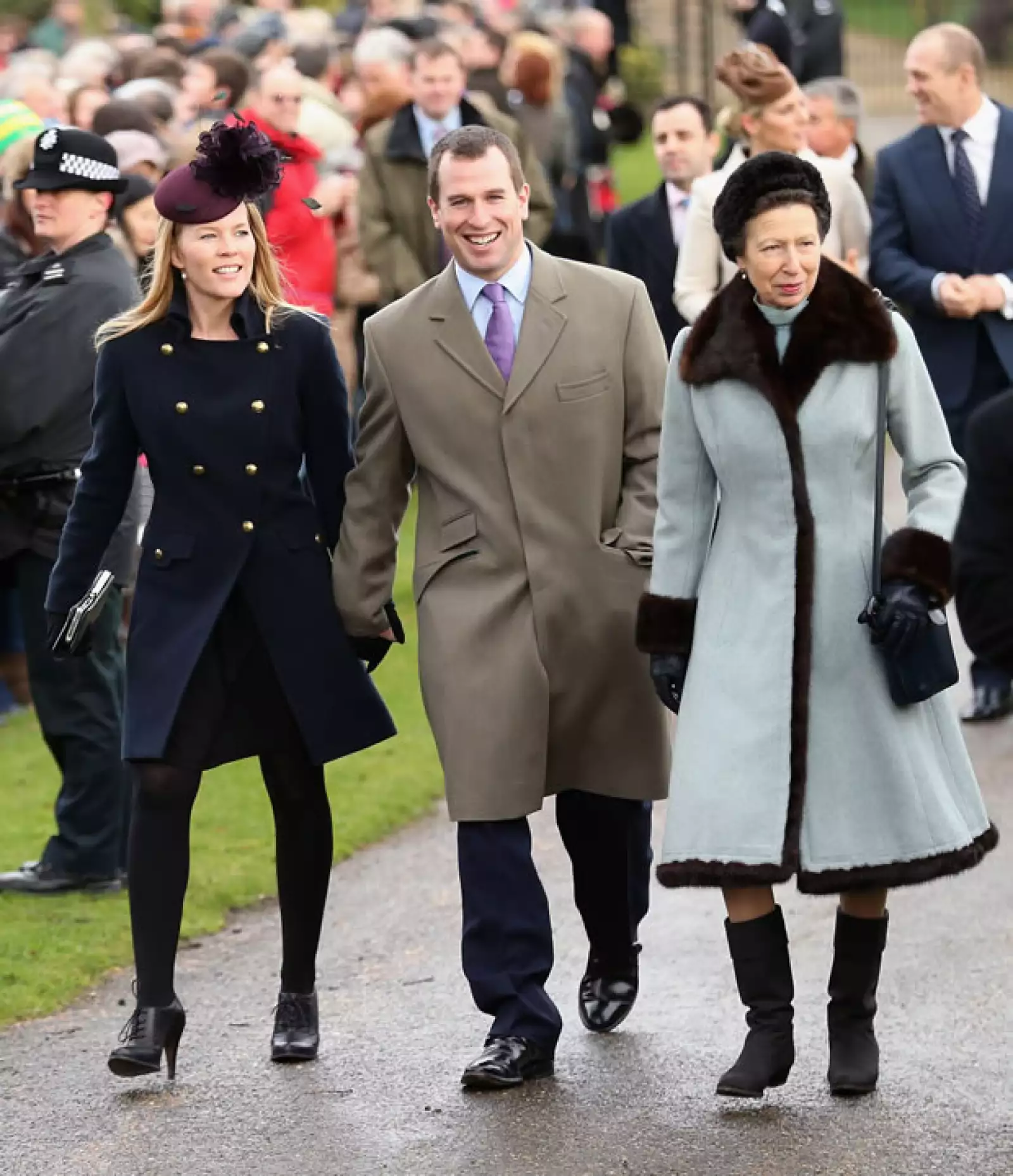 Autumn Phillips, Peter Phillips y la princesa Ana.