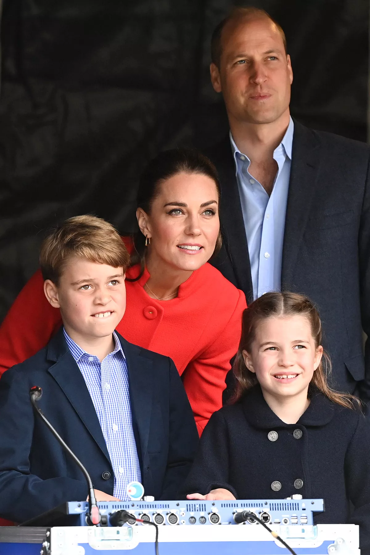 Queen Elizabeth II Platinum Jubilee 2022 - The Duke And Duchess Of Cambridge Visit Wales