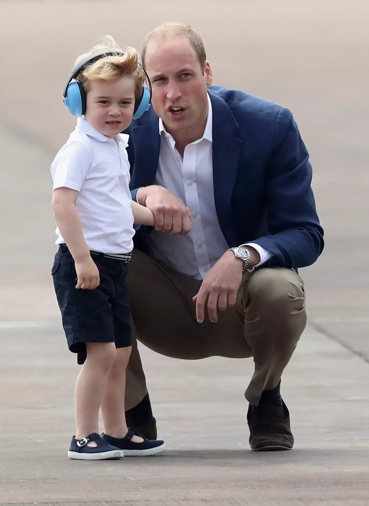 George y William en 2016