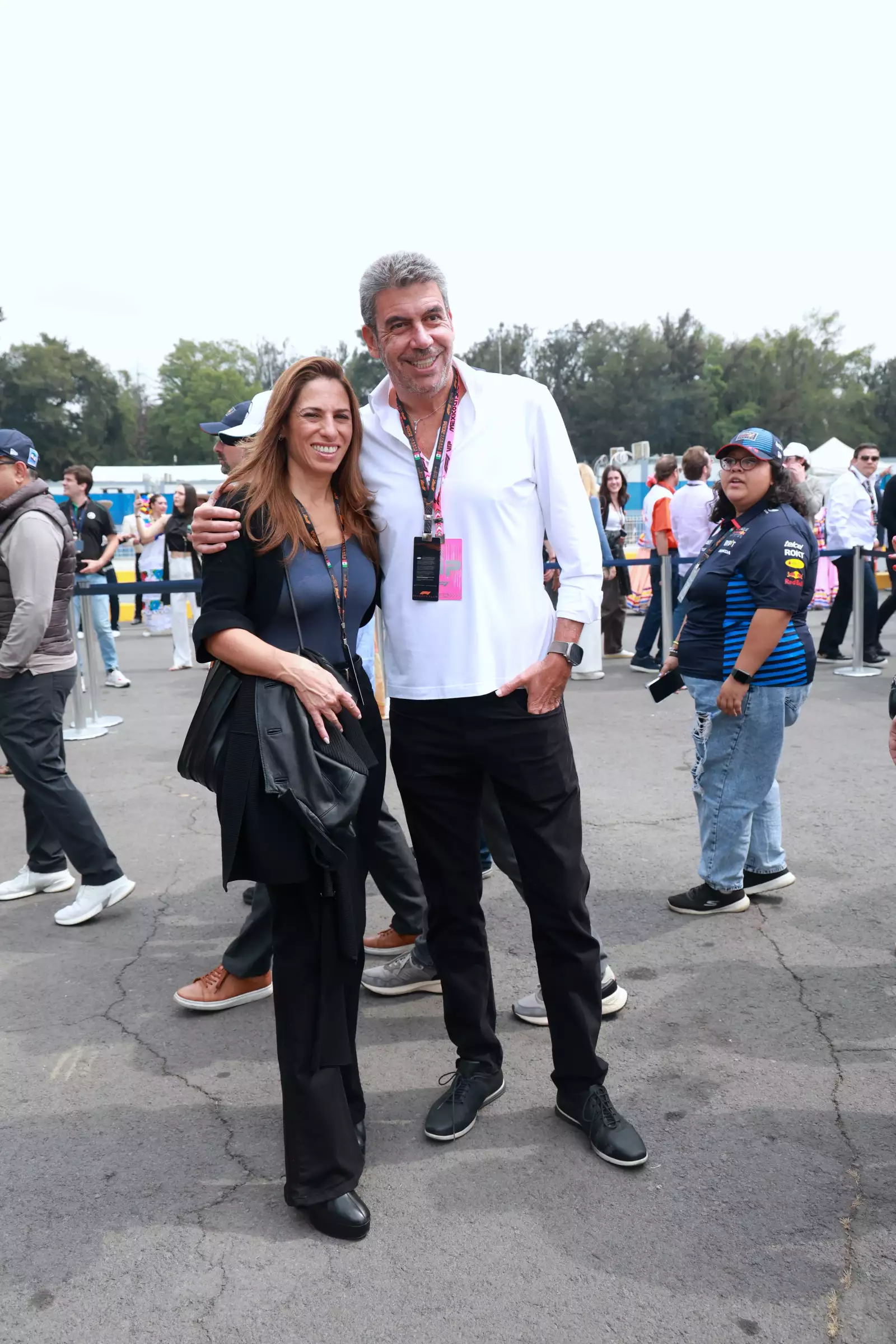 Johanna Slim Domit y Arturo Elías Ayub