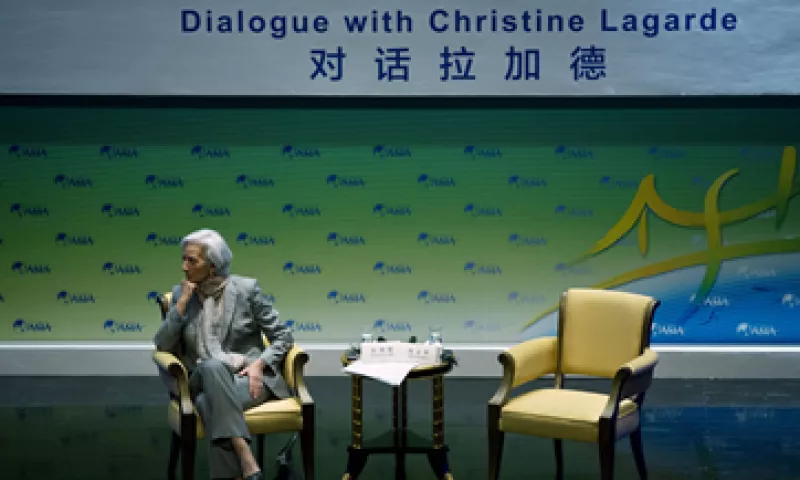 La francesa Christine Lagarde participó en el Foro Boao, en China. (Foto: AP)