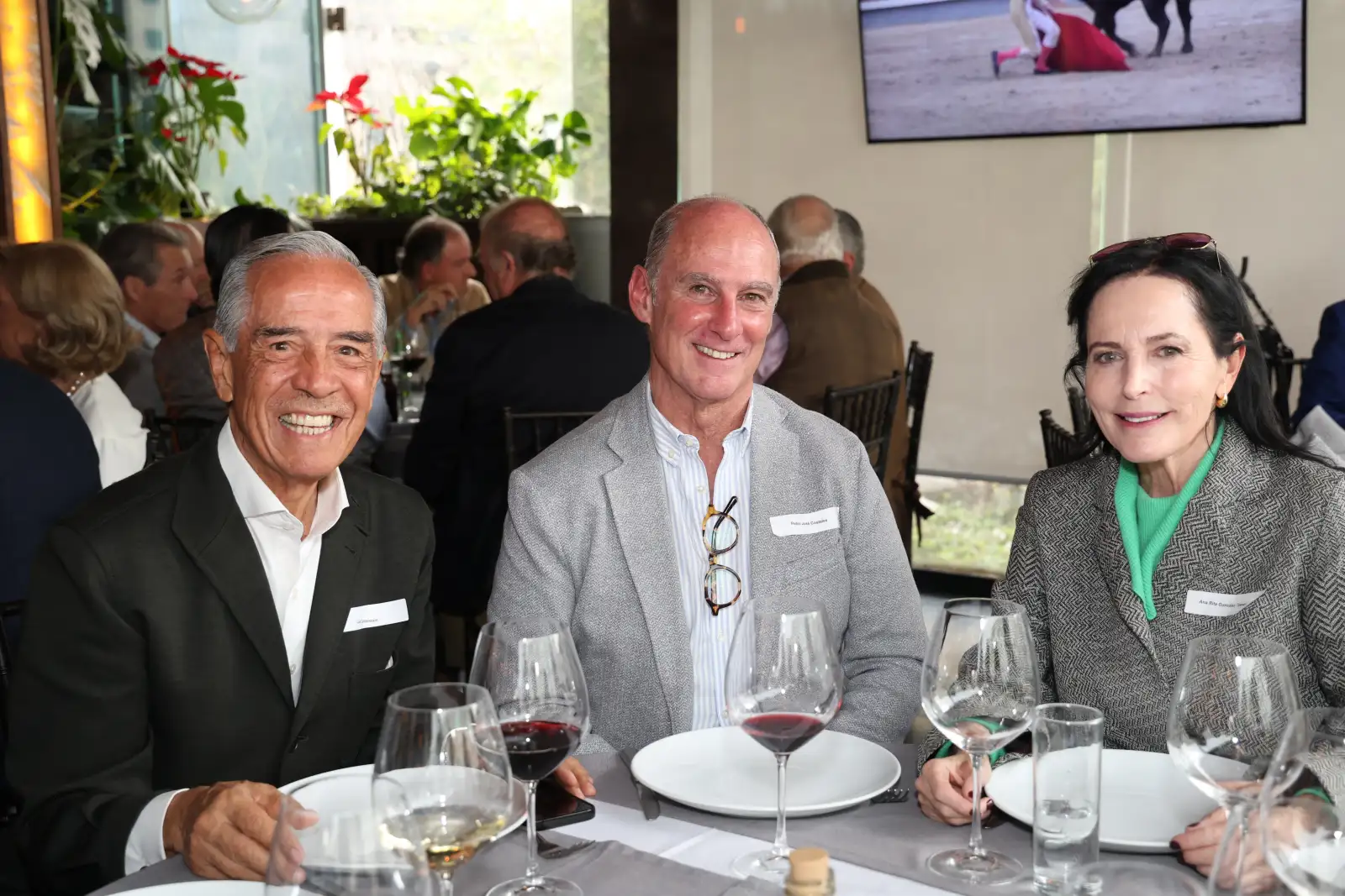Luis Domenzain  , Pedro Costales y Ana Rita González Tasser