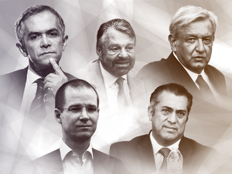 Los aspirantes a la Presidencia