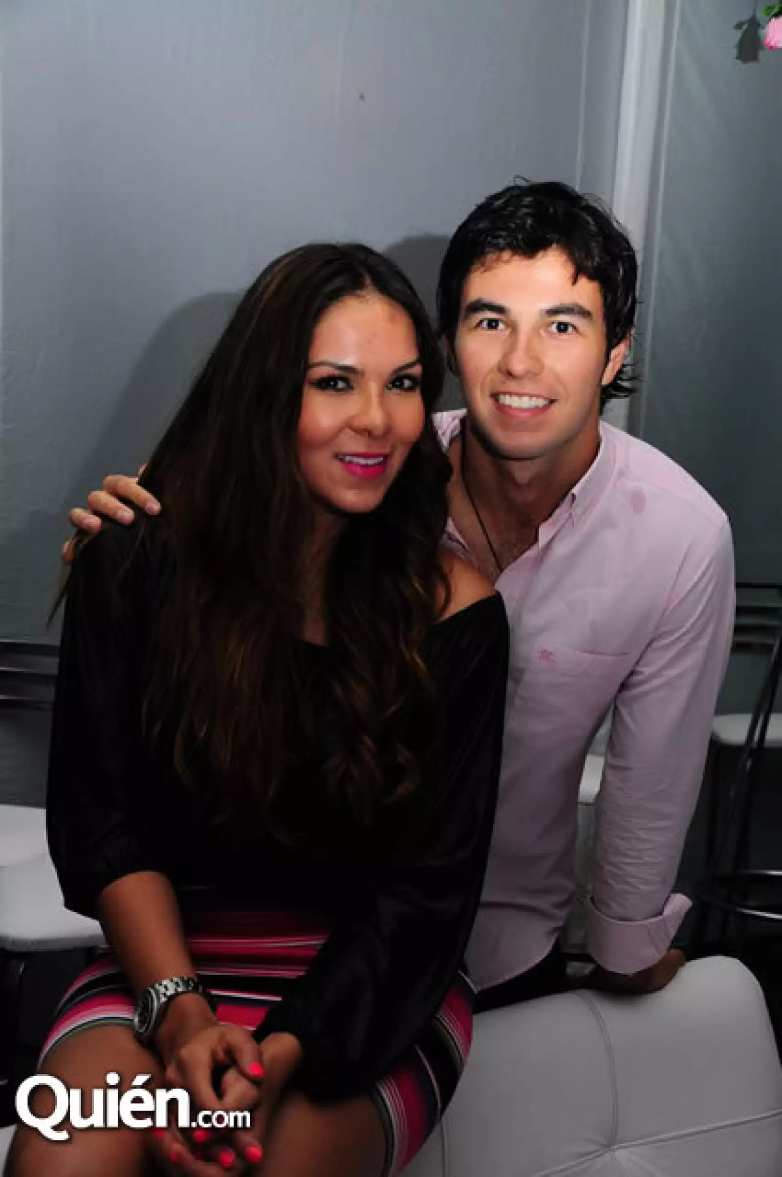 Paola Pérez y Checo Pérez