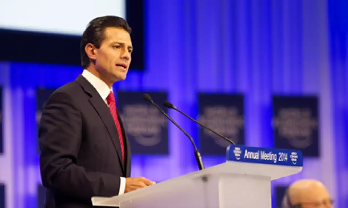 El presidente también aprovechó el foro para presumir las reformas estructurales que aprobó el Congreso. (Foto tomada de presidencia.gob.mx)