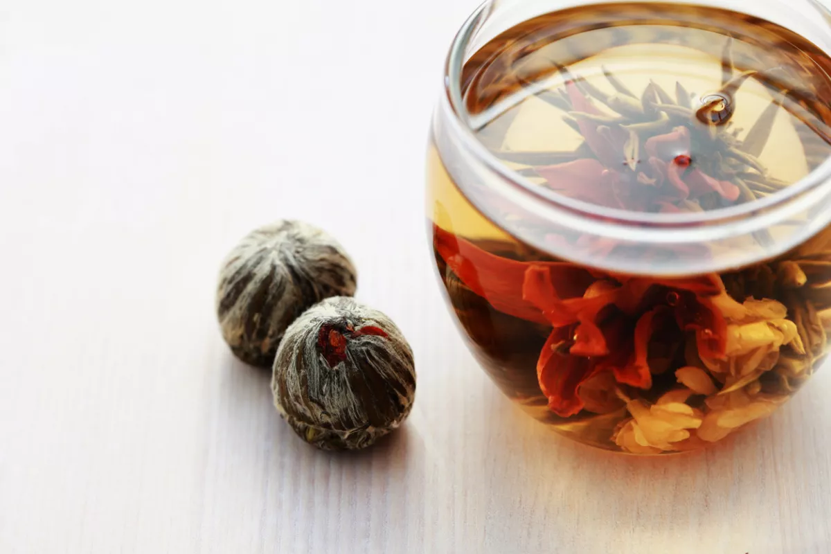 Flores de té
